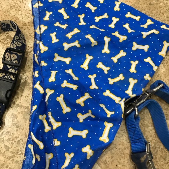 🐶 PET SUPPLIES - Dog Bundle - Collars, Leash, Scarf - Picture 4 of 10